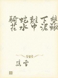 骑蛇难下双金银花水中泥鳅双男主
