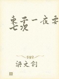 东子一夜要白洁七次封面