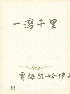 一泻千里封面