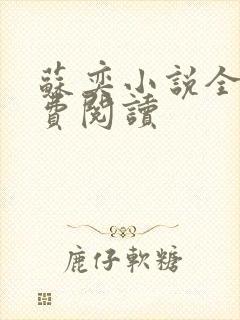 苏奕小说全文免费阅读