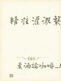精准灌溉系统