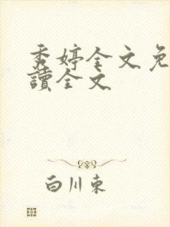 秀婷全文免费阅读全文封面