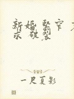 新婚 紧窄 哀求 破裂