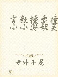 言教授要撞坏了小小奥妮芙原文封面