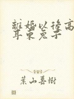 离婚以后高干 耳东兔子