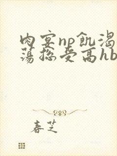 肉宴np饥渴放荡总受高hbl