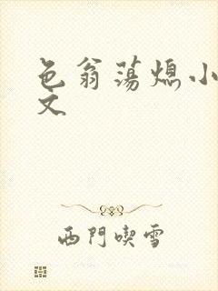 色翁荡熄小说全文