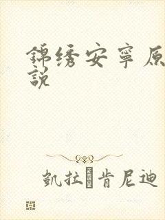 锦绣安宁原著小说