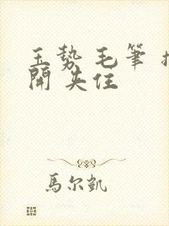 玉势 毛笔 撑开 夹住