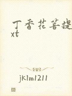 丁香花菩提树txt封面