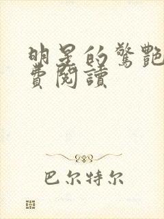 明星的惊艳史免费阅读
