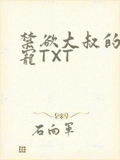 禁欲大叔的心尖宠TXT