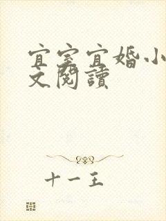宜室宜婚小说全文阅读