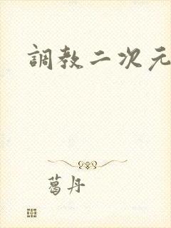 调教二次元