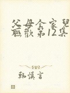 父母全家儿女大联欢第12集封面