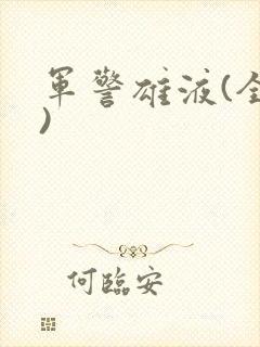 军警雄液(全篇)封面