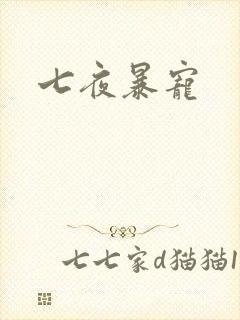 七夜暴宠