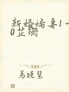 新婚娇妻1一40芷珊封面