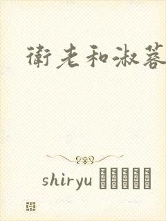 卫老和淑蓉封面
