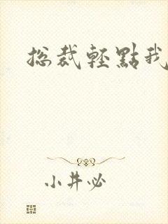 总裁轻点我怕疼