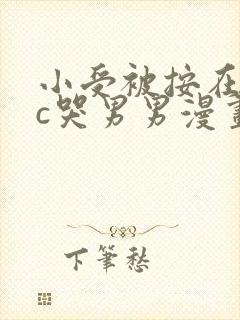 小受被按在墙上c哭男男漫画