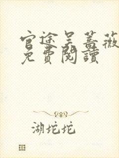 官途吴蔷薇全文免费阅读
