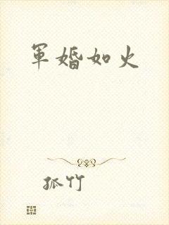 军婚如火封面
