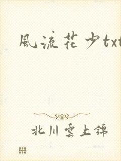 风流花少txt