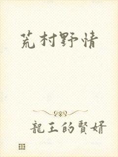 荒村野情封面