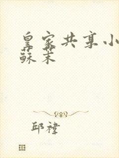 皇家共享小公主苏茉封面