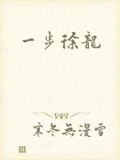 一步徐龙封面