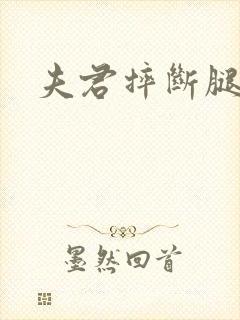 夫君摔断腿后