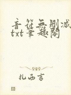 音符无删减全文txt笔趣阁