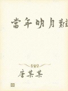 当年明月难寻