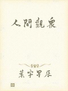人间观众封面