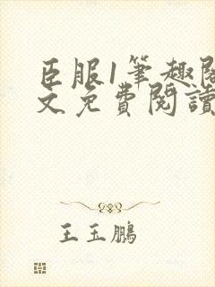 臣服1笔趣阁全文免费阅读无弹窗封面