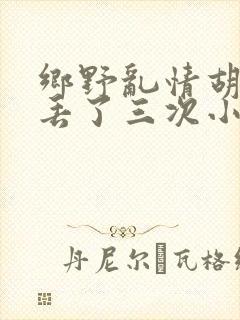 乡野乱情胡秀英丢了三次小说
