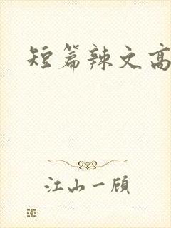 短篇辣文高h