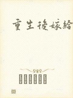 重生后嫁给三叔封面