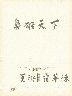 枭雄天下封面