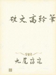 破文高干笔趣阁