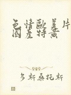 色情欧美片午夜国产特黄