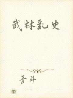 武林乱史封面