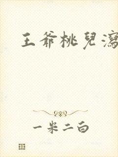 王爷桃儿泻了