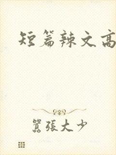 短篇辣文高h