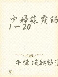 少妇苏霞的沉沦1一20