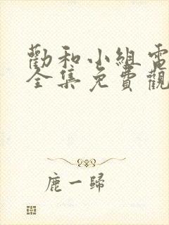 劝和小组电视剧全集免费观看