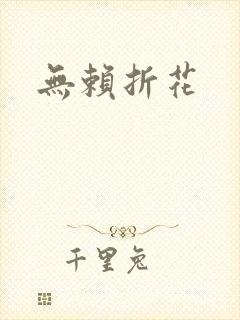 无赖折花封面