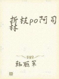 折枝po阿司匹林封面