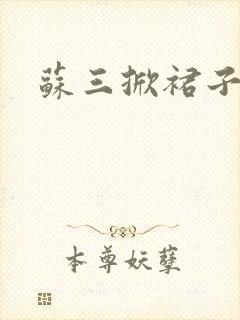 苏三掀裙子